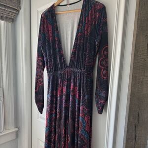 Free People Giselle Velvet Jumpsuit